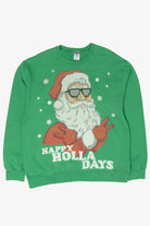 Modern "Happy Holla Days" Ugly Christmas Sweatshirts (2010s)