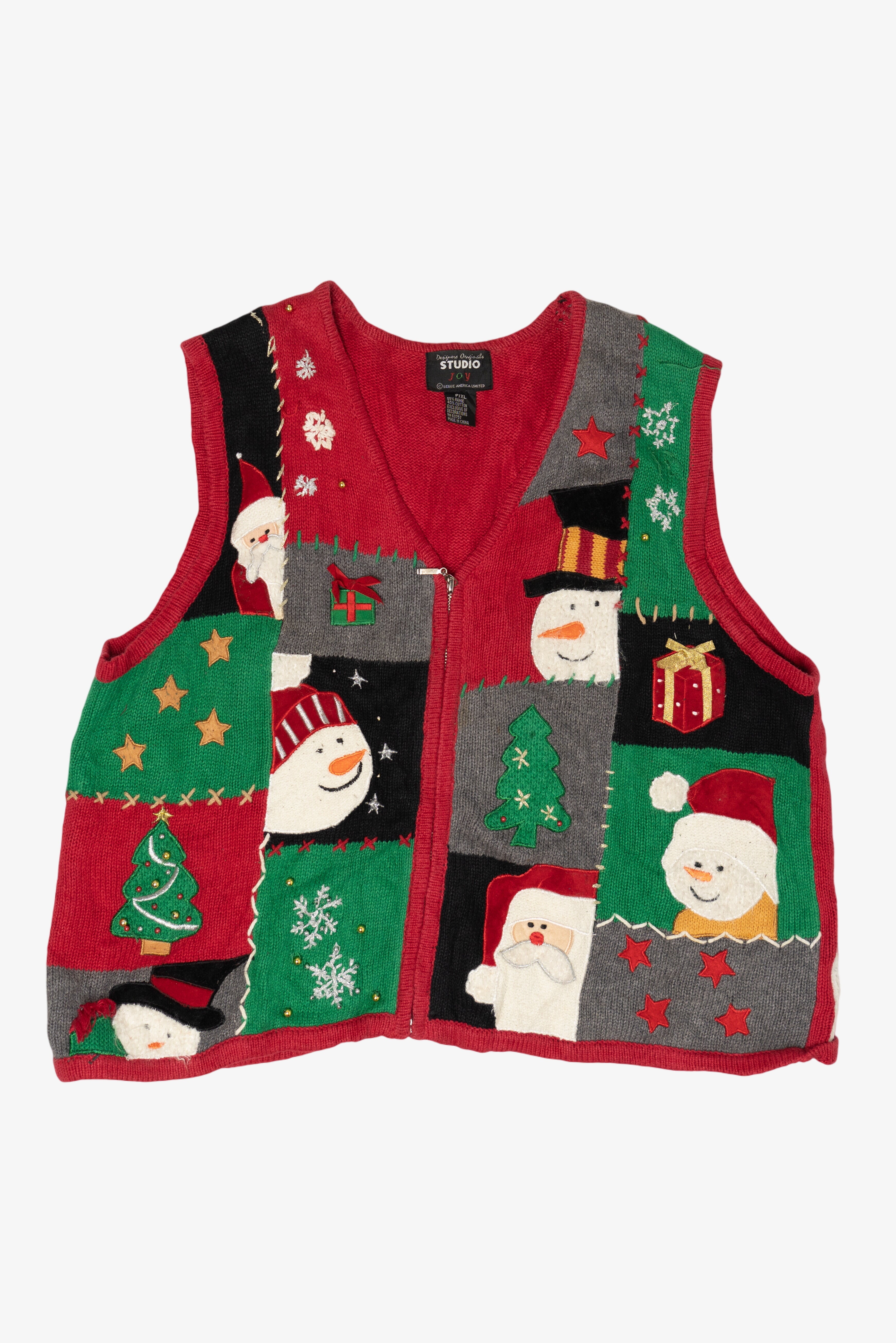 Vintage Studio Joy Ugly Christmas Vest (1990s)
