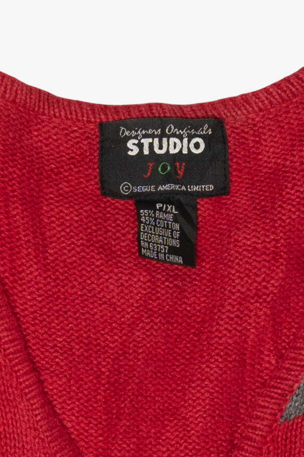 Vintage Studio Joy Ugly Christmas Vest (1990s)