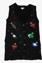 Vintage Xhilaration Ugly Christmas Vest (2000s)