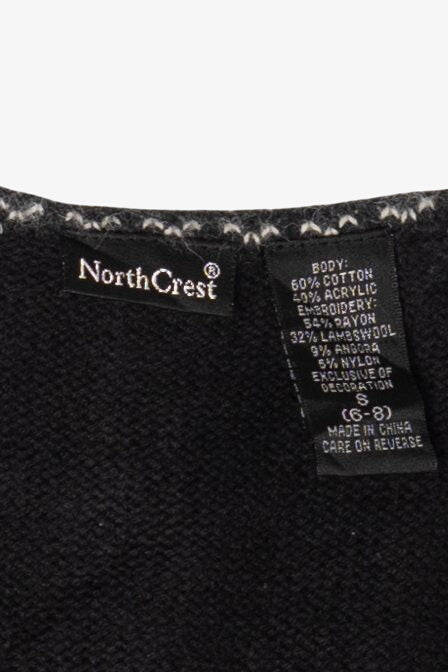 Vintage North Crest Ugly Christmas Vest (2000s)