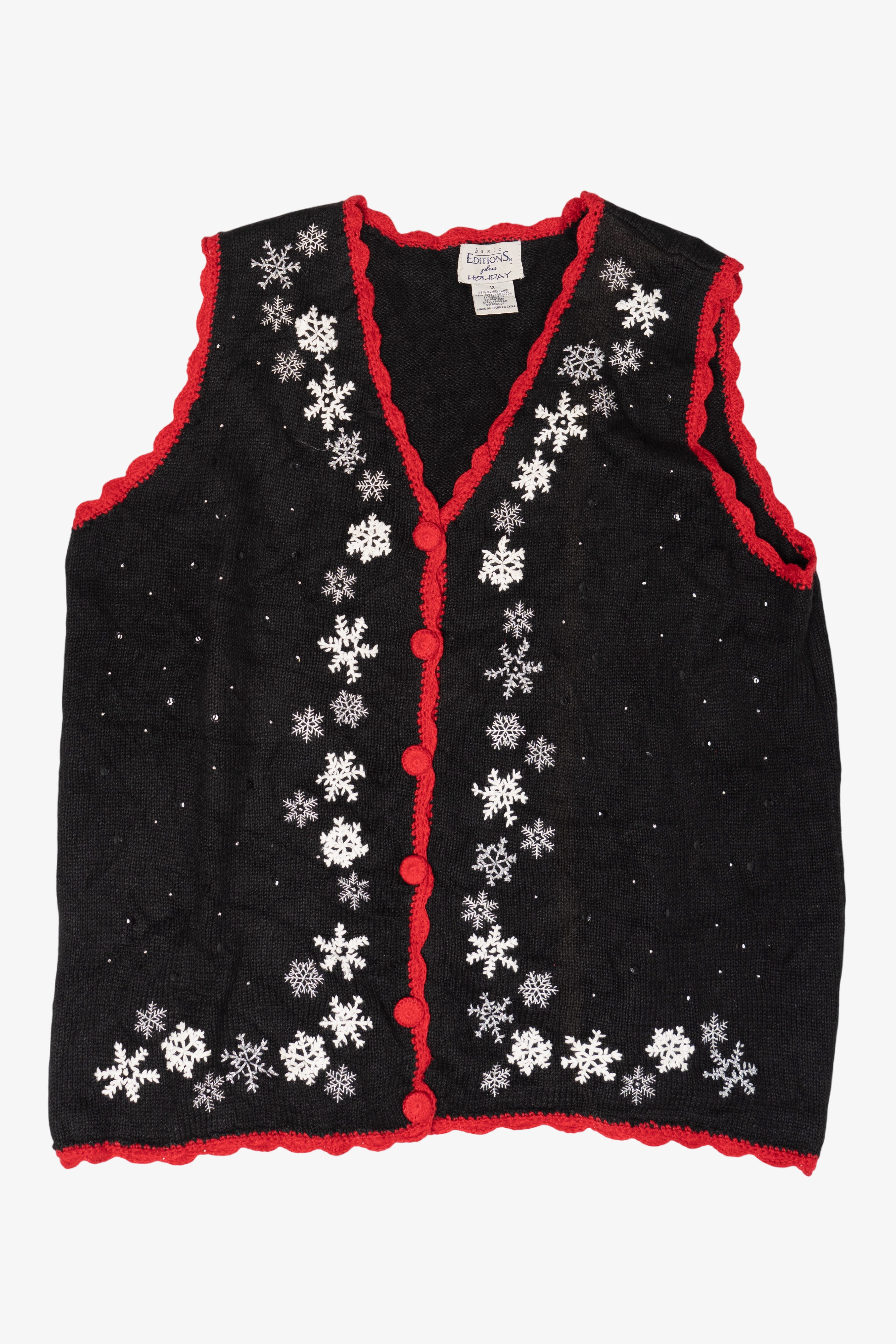 Vintage Basic Editions Ugly Christmas Vest (2000s)