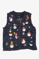 Vintage Snowmen Ugly Christmas Vest (2000s)