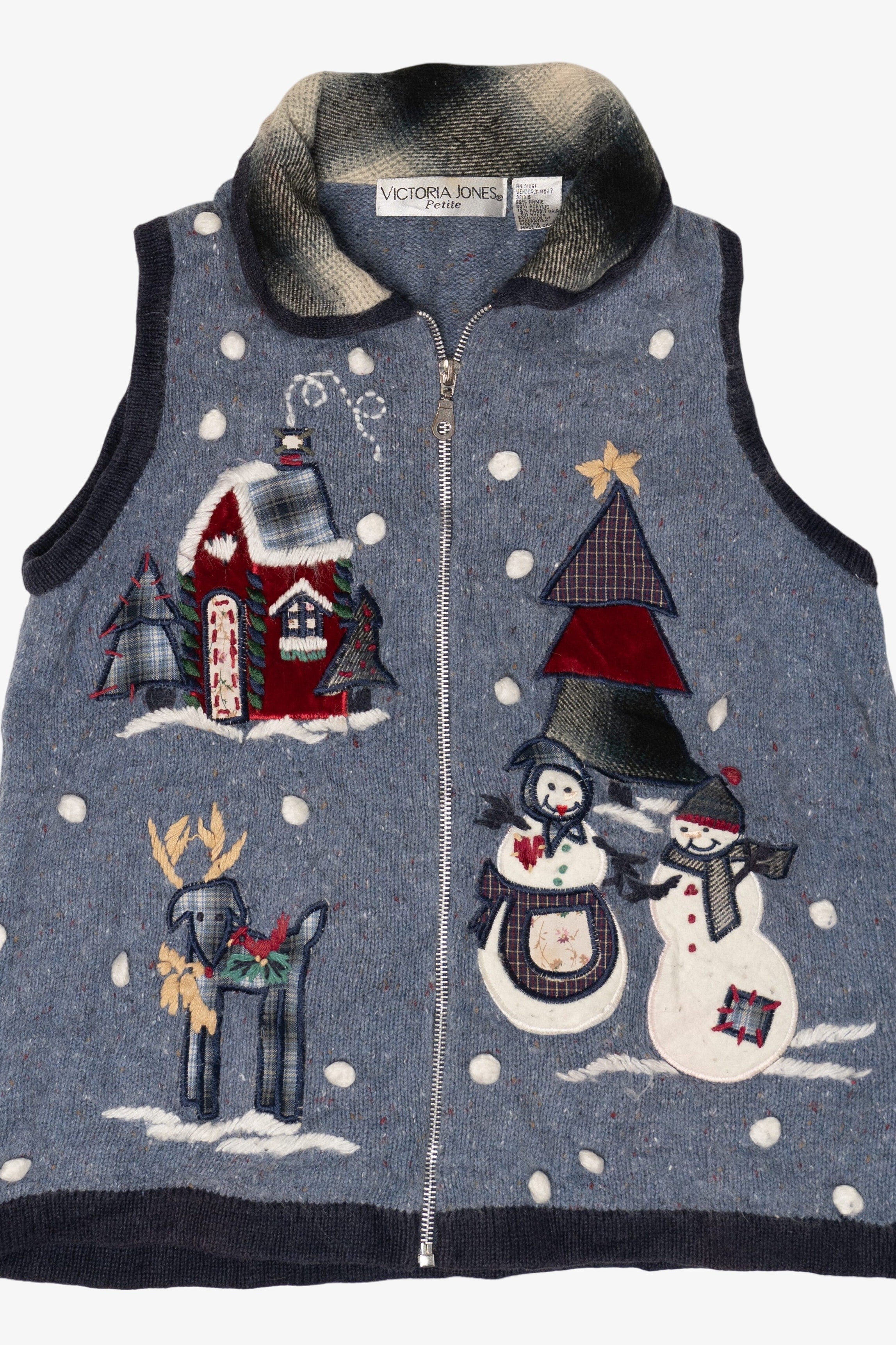 Vintage Victoria Jones Ugly Christmas Vest (2000s)