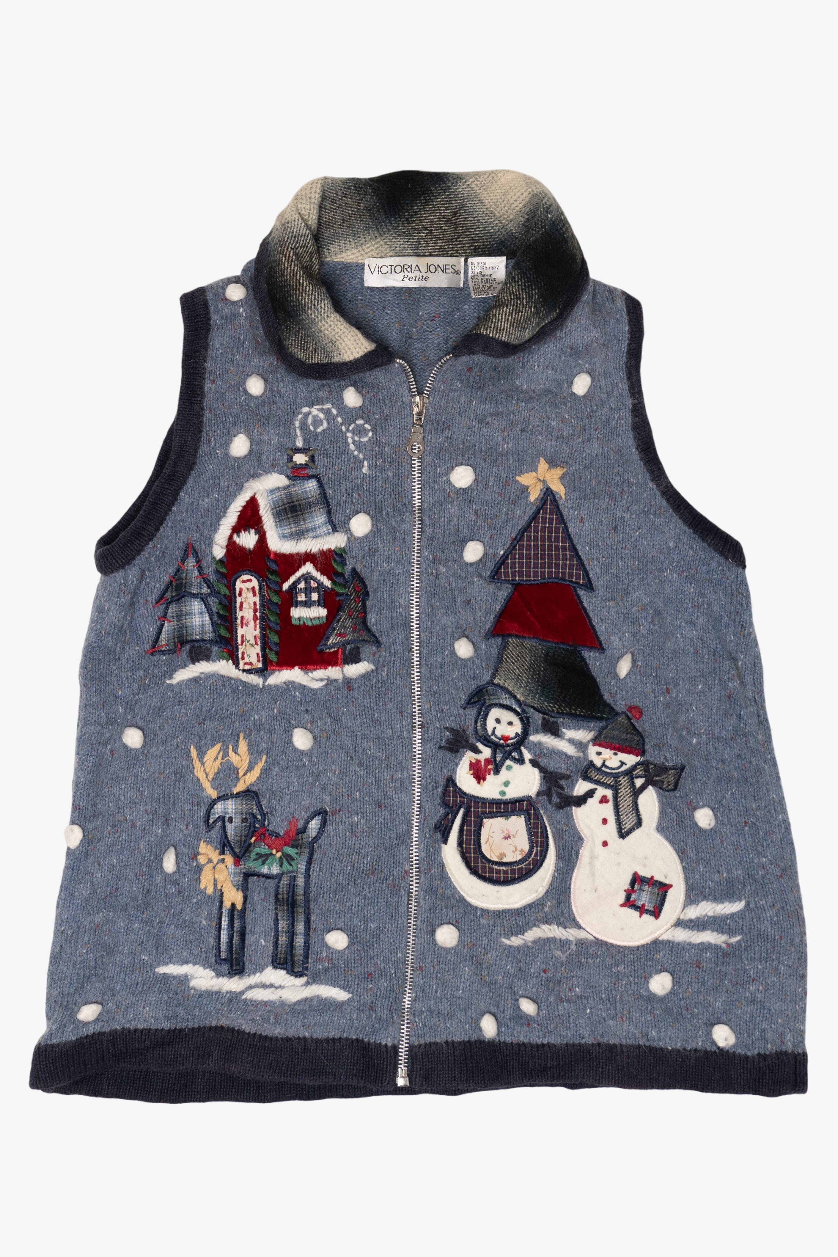 Vintage Victoria Jones Ugly Christmas Vest (2000s)