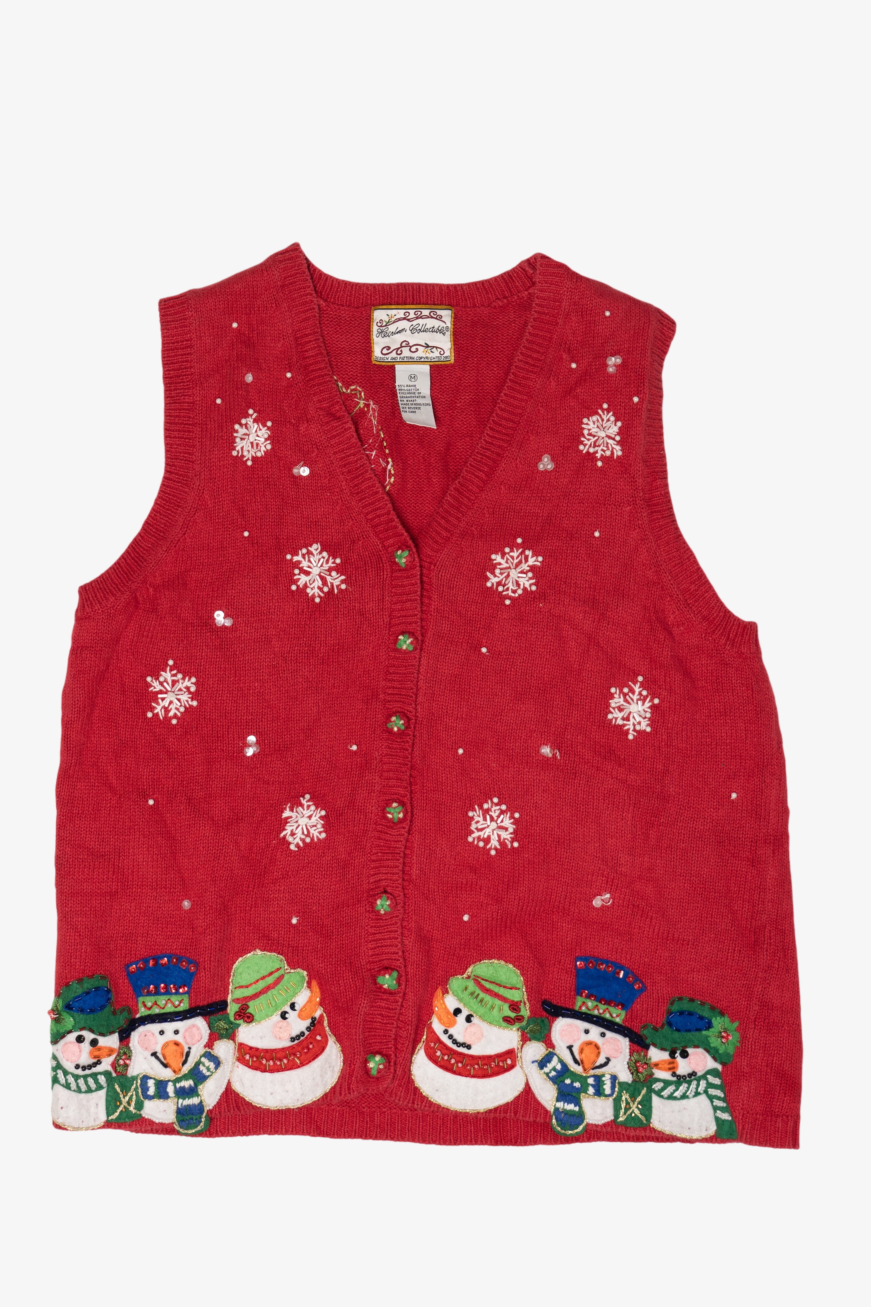 Vintage Heirloom Collectible Ugly Christmas Vest (2000s)