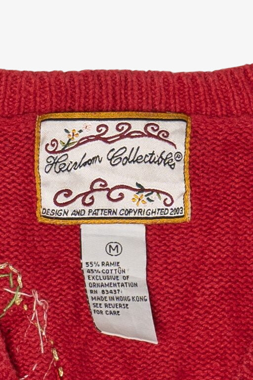 Vintage Heirloom Collectible Ugly Christmas Vest (2000s)