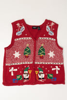 Vintage In Resource Ugly Christmas Vest (2000s)