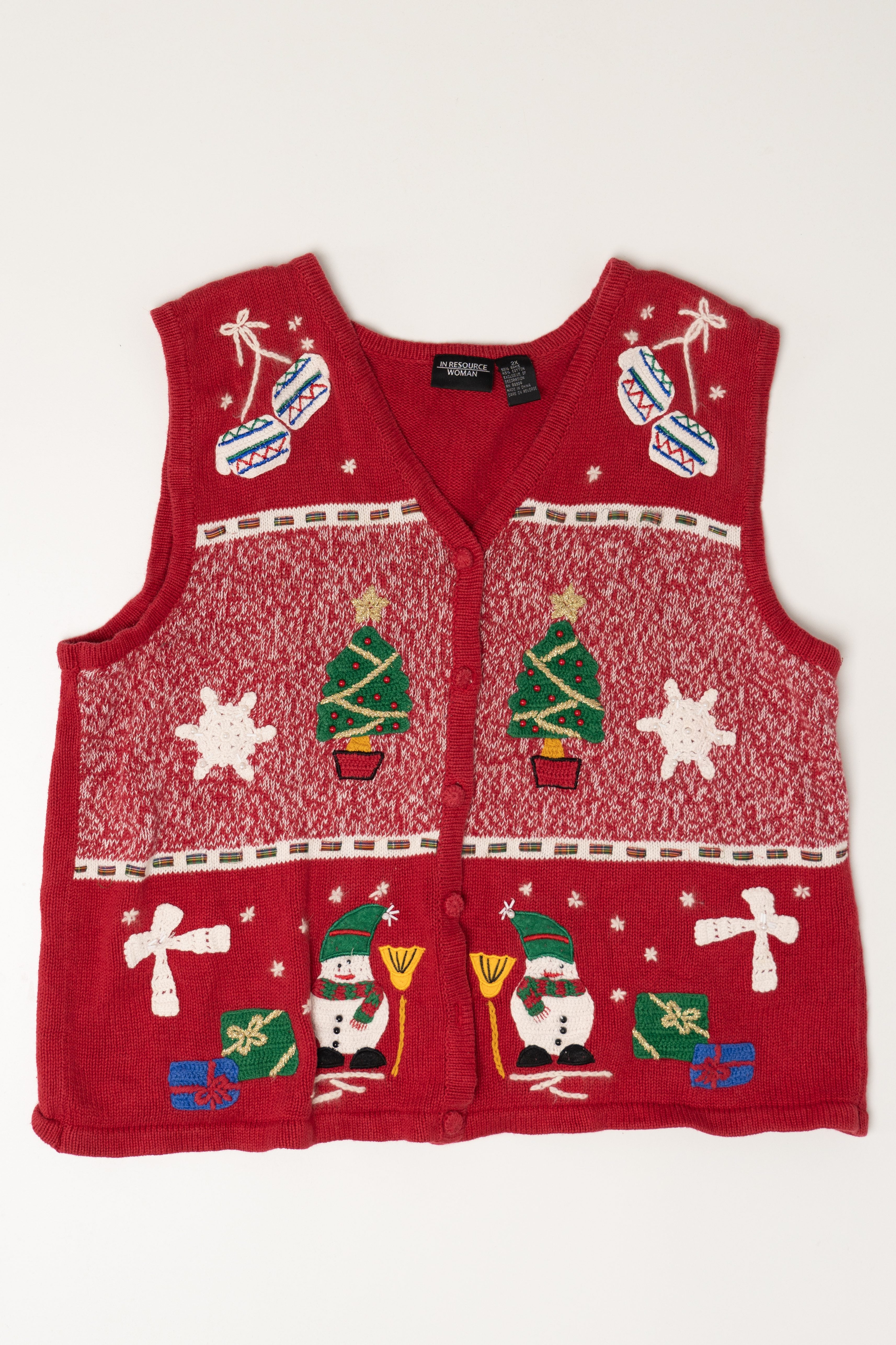 Vintage In Resource Ugly Christmas Vest (2000s)