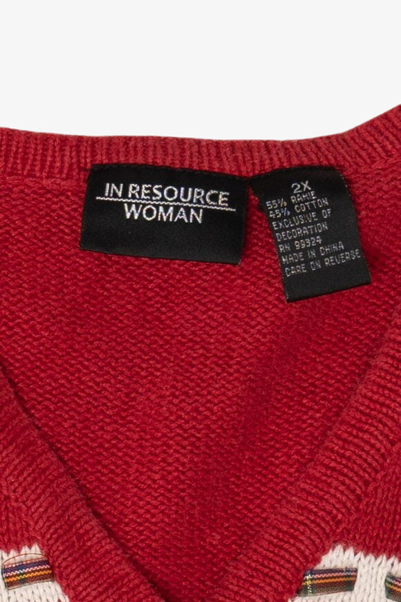Vintage In Resource Ugly Christmas Vest (2000s)