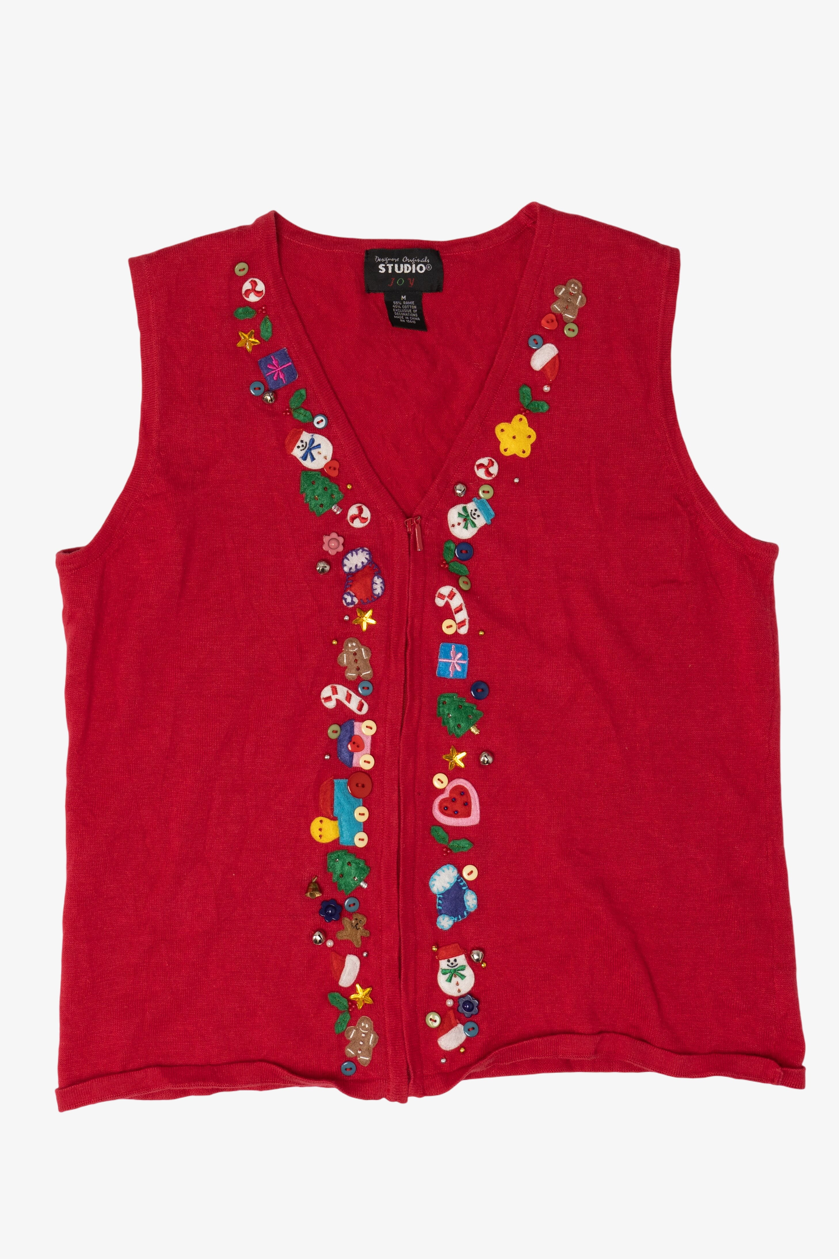 Vintage Studio Joy Ugly Christmas Vest (2000s)