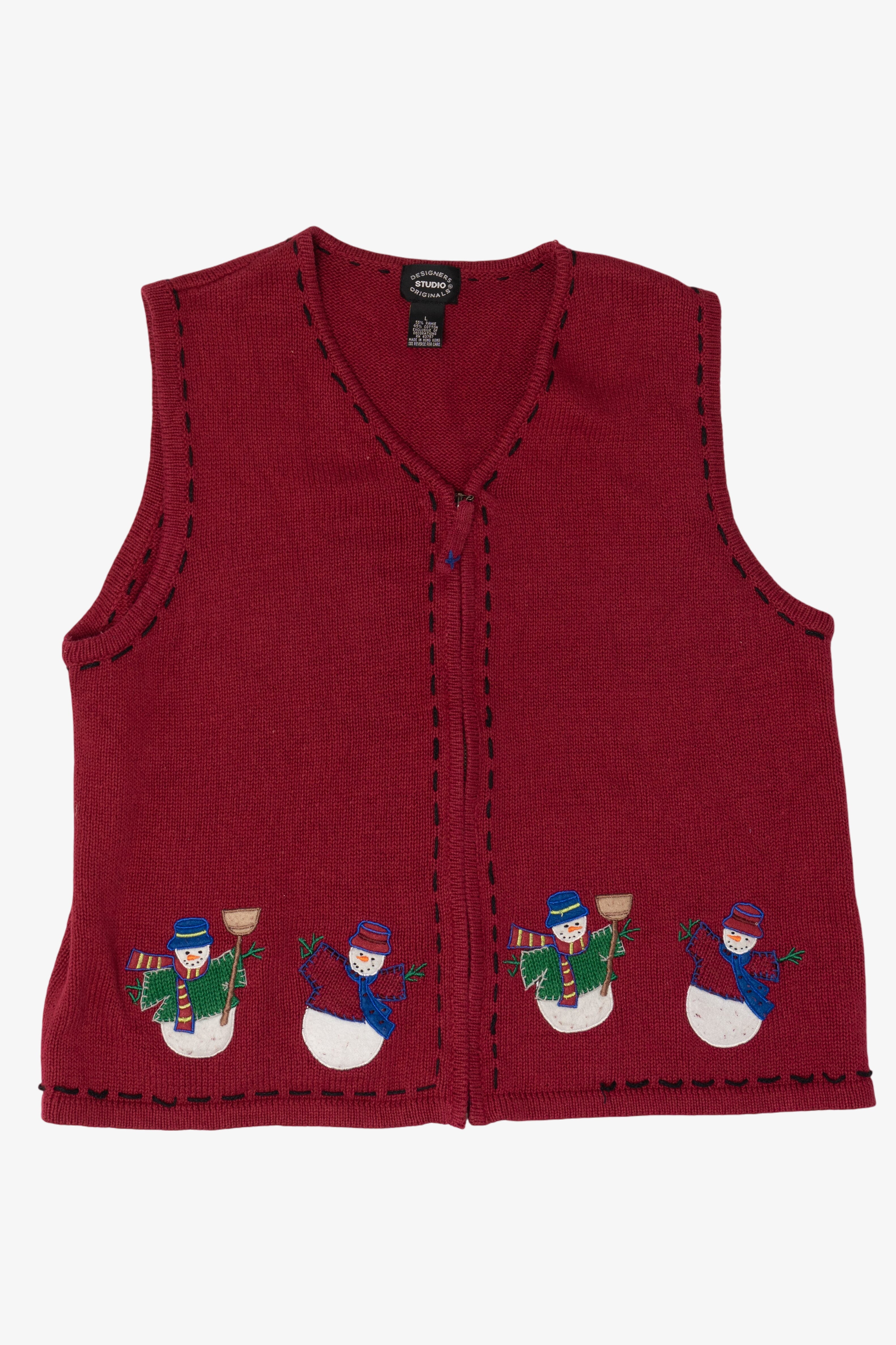 Vintage Designer Studio Originals Ugly Christmas Vest (2000s)
