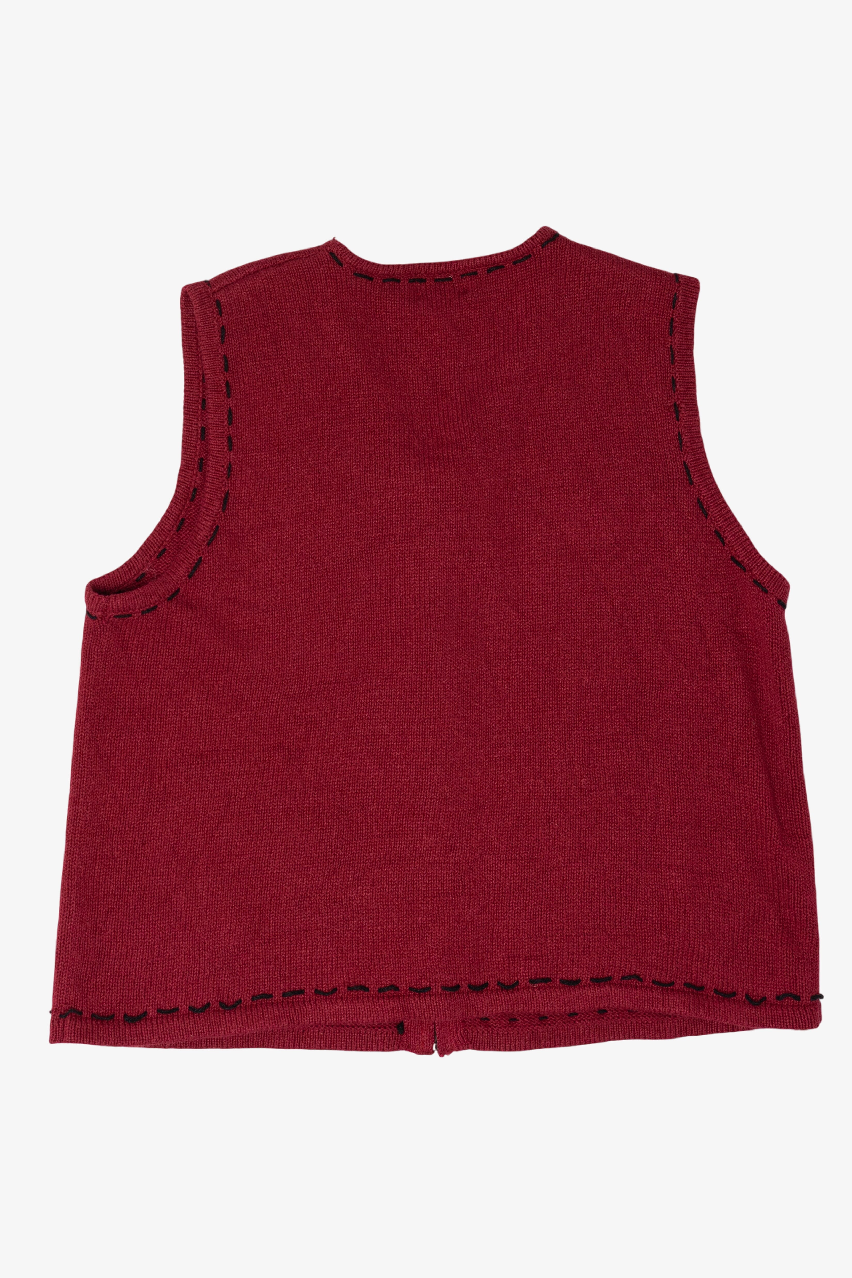 Vintage Designer Studio Originals Ugly Christmas Vest (2000s)