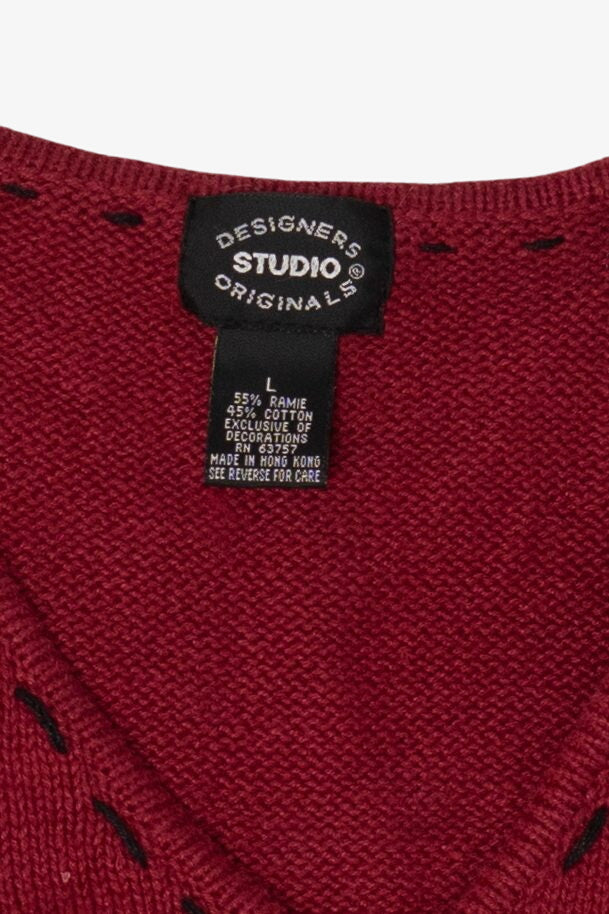 Vintage Designer Studio Originals Ugly Christmas Vest (2000s)