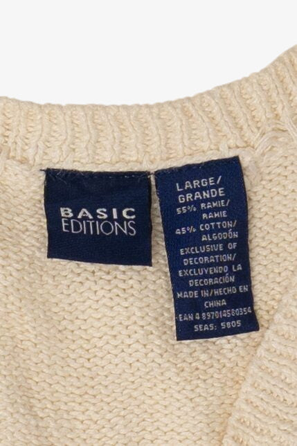 Vintage Basic Editions Ugly Christmas Vest (2000s)