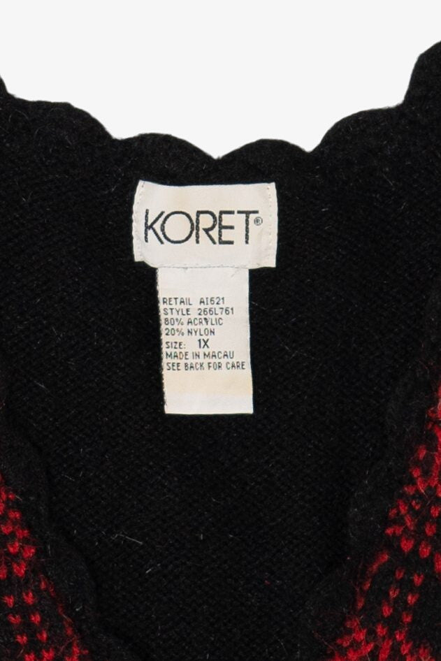 Vintage Koret Ugly Christmas Vest (1990s)