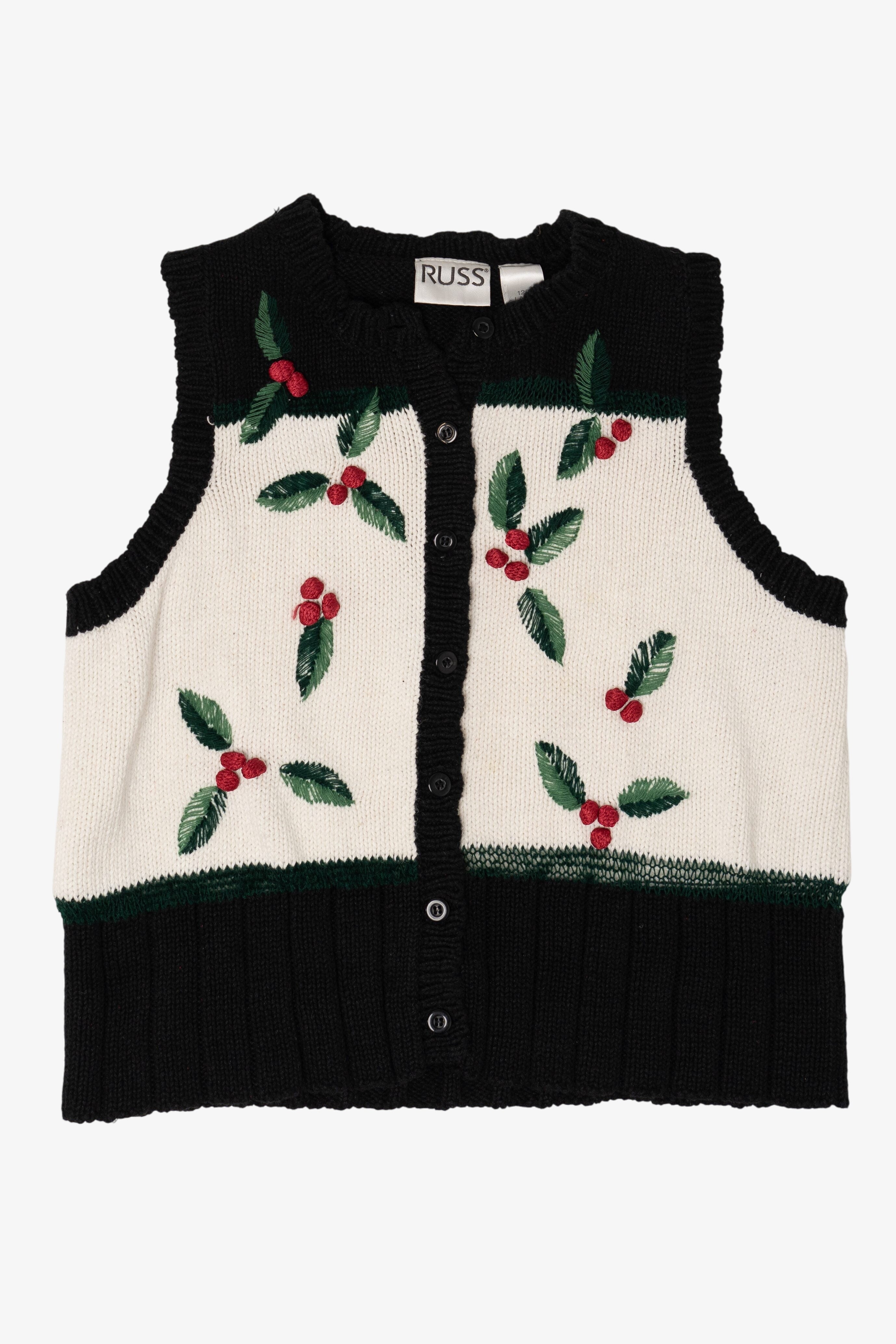 Vintage Russ Ugly Christmas Vest (2000s)