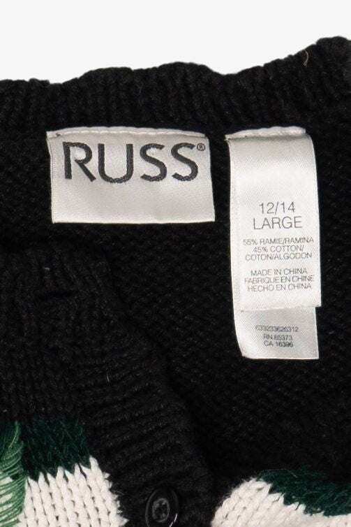 Vintage Russ Ugly Christmas Vest (2000s)