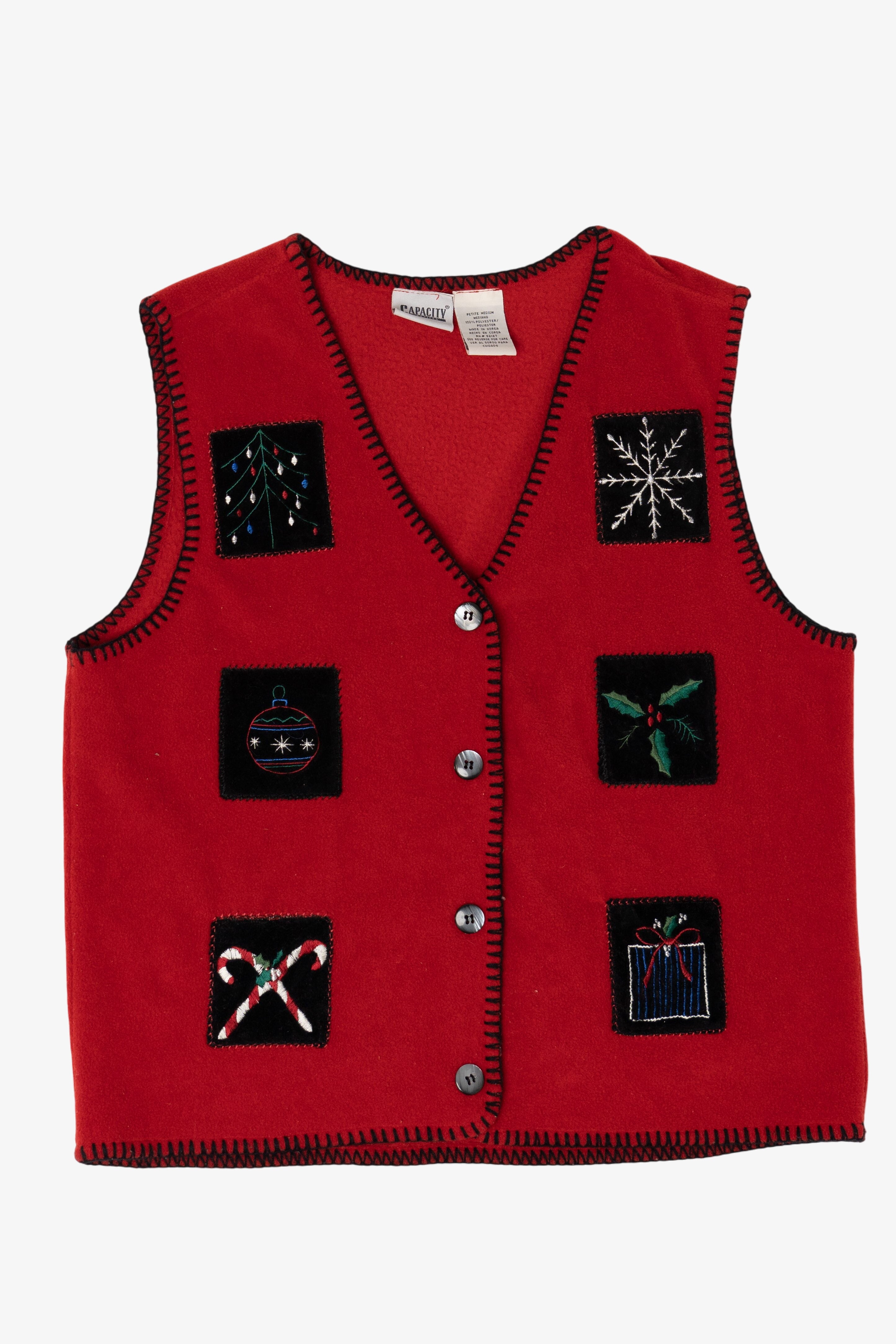 Vintage Capacity Ugly Christmas Vest (2000s)