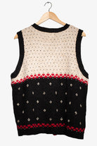 Vintage Bells & Mittens Ugly Christmas Vest (1990s)