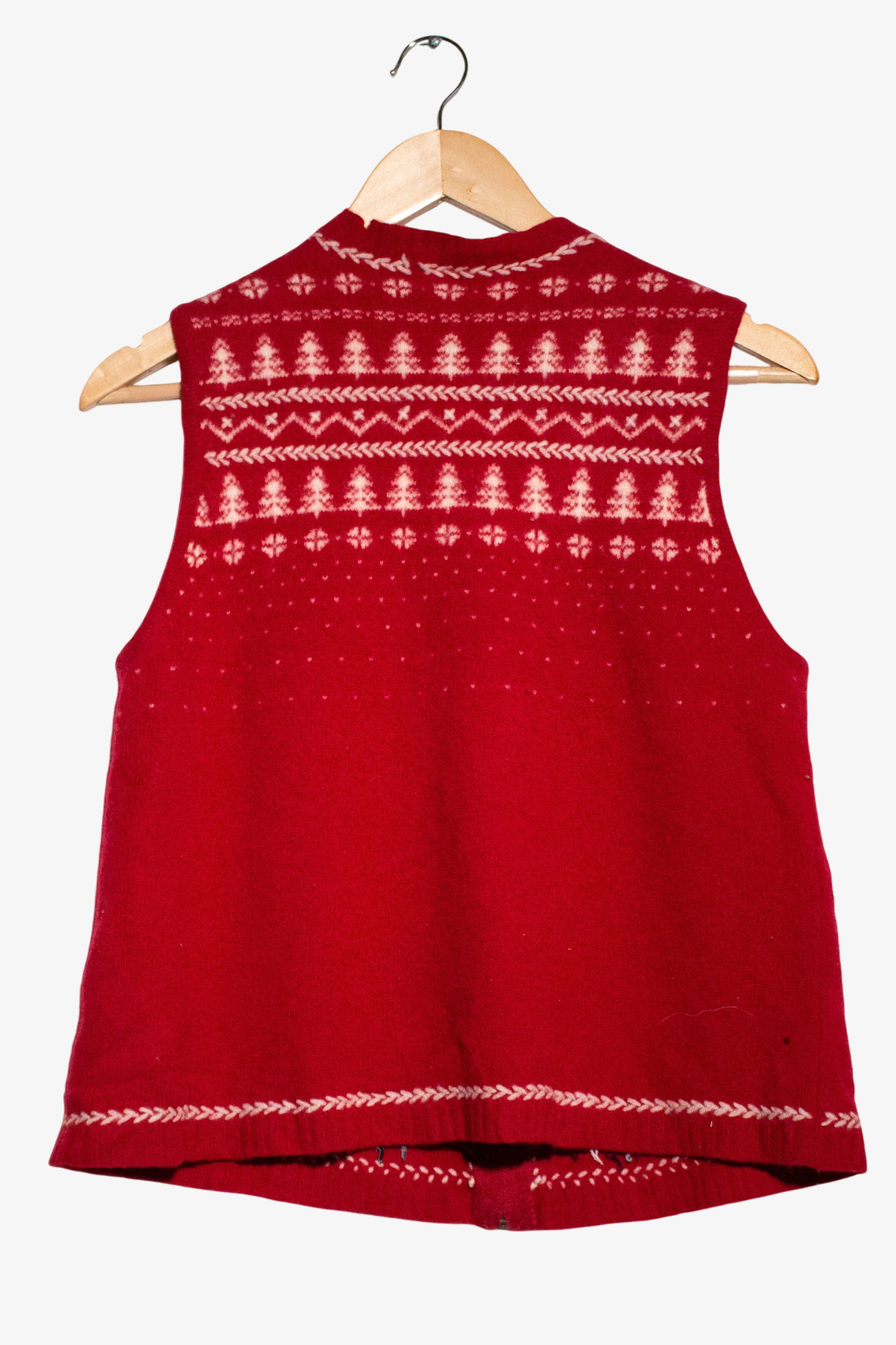 Vintage Red Penguins Ugly Christmas Vest (2000s)