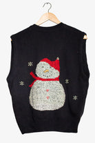 Vintage Keren Snowman Ugly Christmas Vest (1990s)