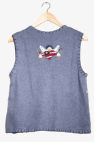 Vintage I Heart America Ugly Christmas Vest (1990s)