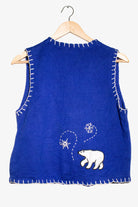Vintage Polar Bears Ugly Christmas Vest (1990s)