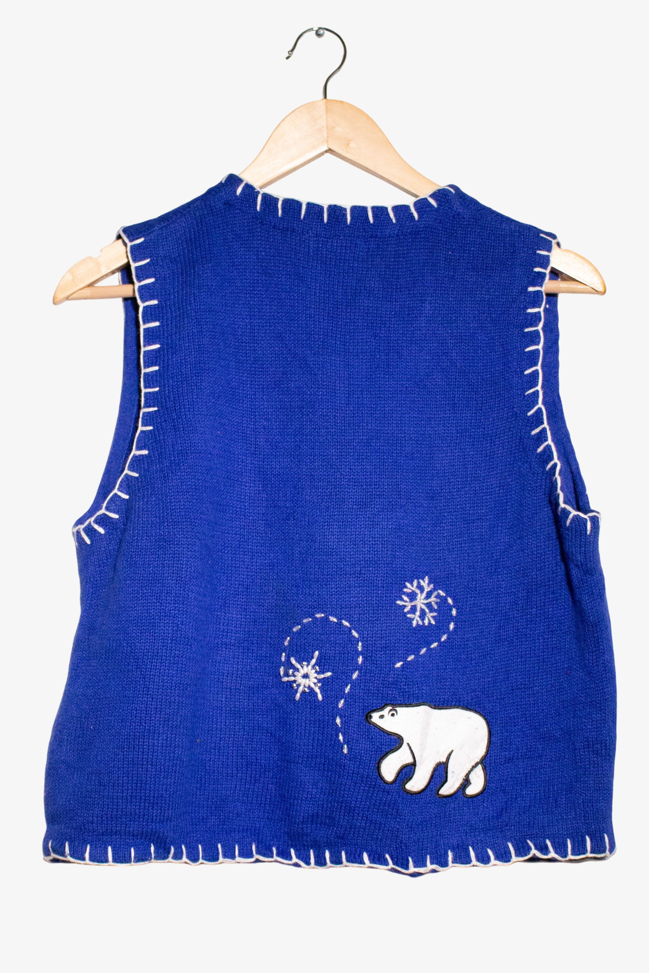 Vintage Polar Bears Ugly Christmas Vest (1990s)