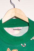 Vintage Holiday Words Ugly Christmas Sweatshirt (1990s)