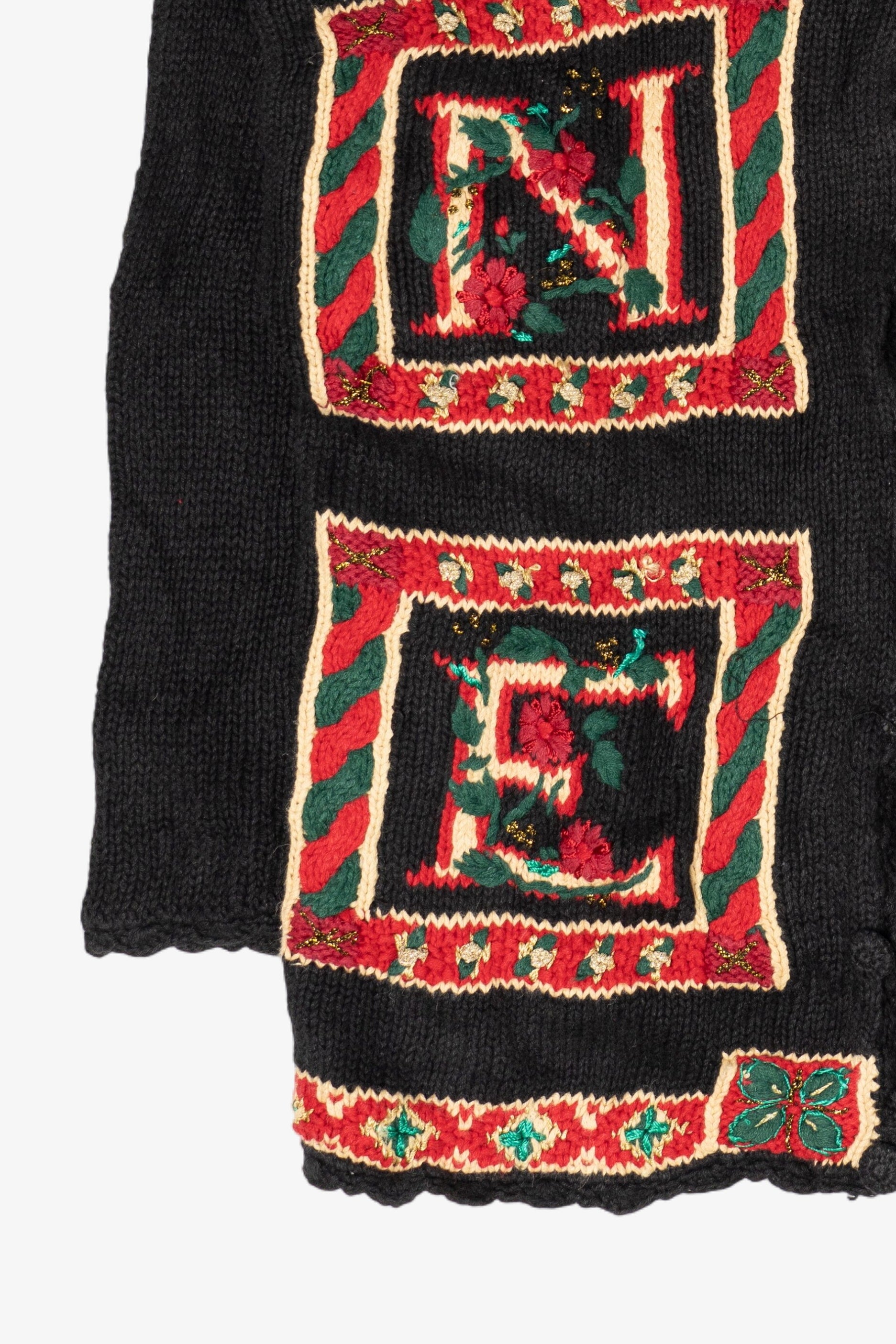 Vintage Noel Ugly Christmas Cardigan (1990s)