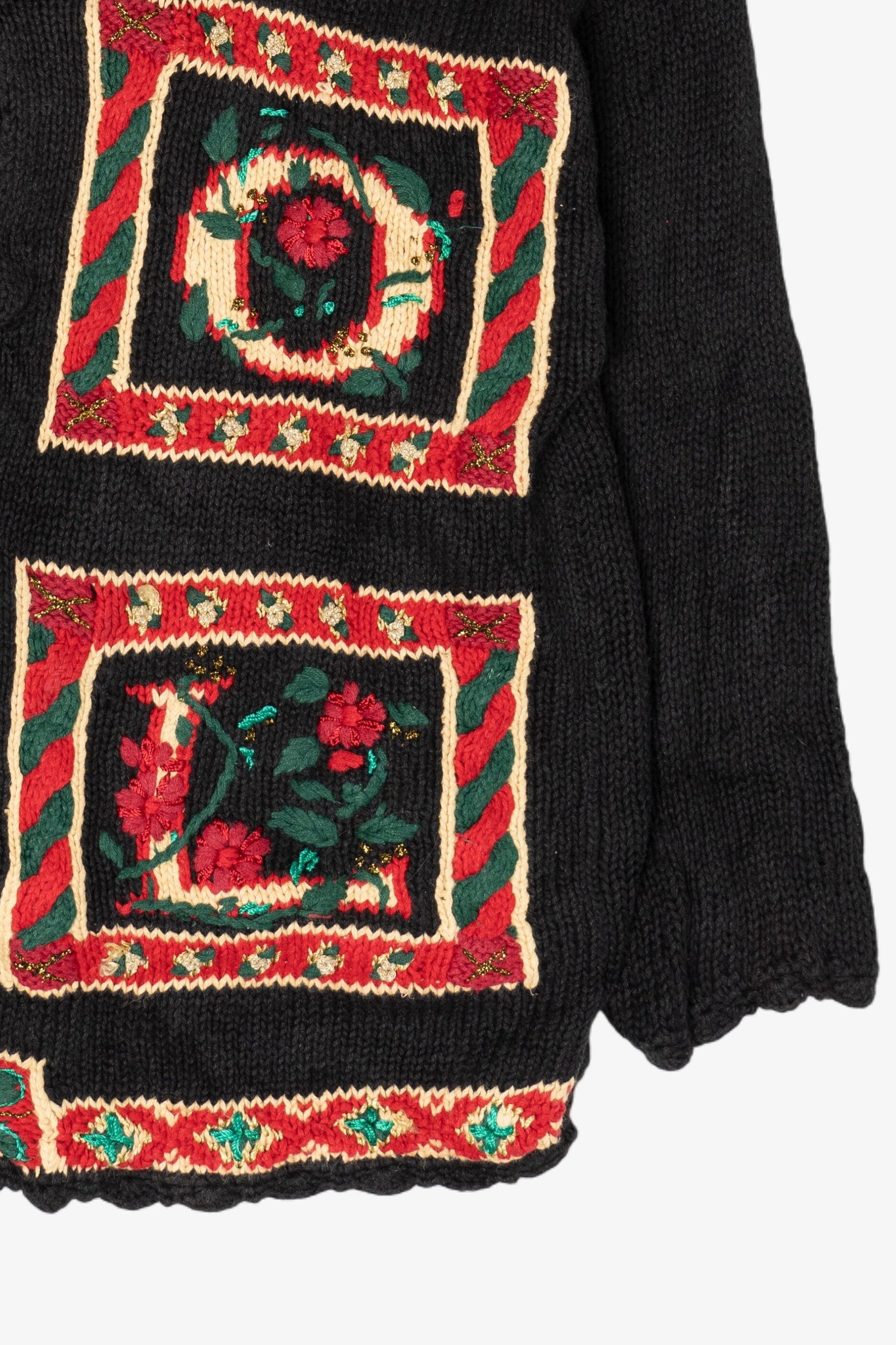 Vintage Noel Ugly Christmas Cardigan (1990s)