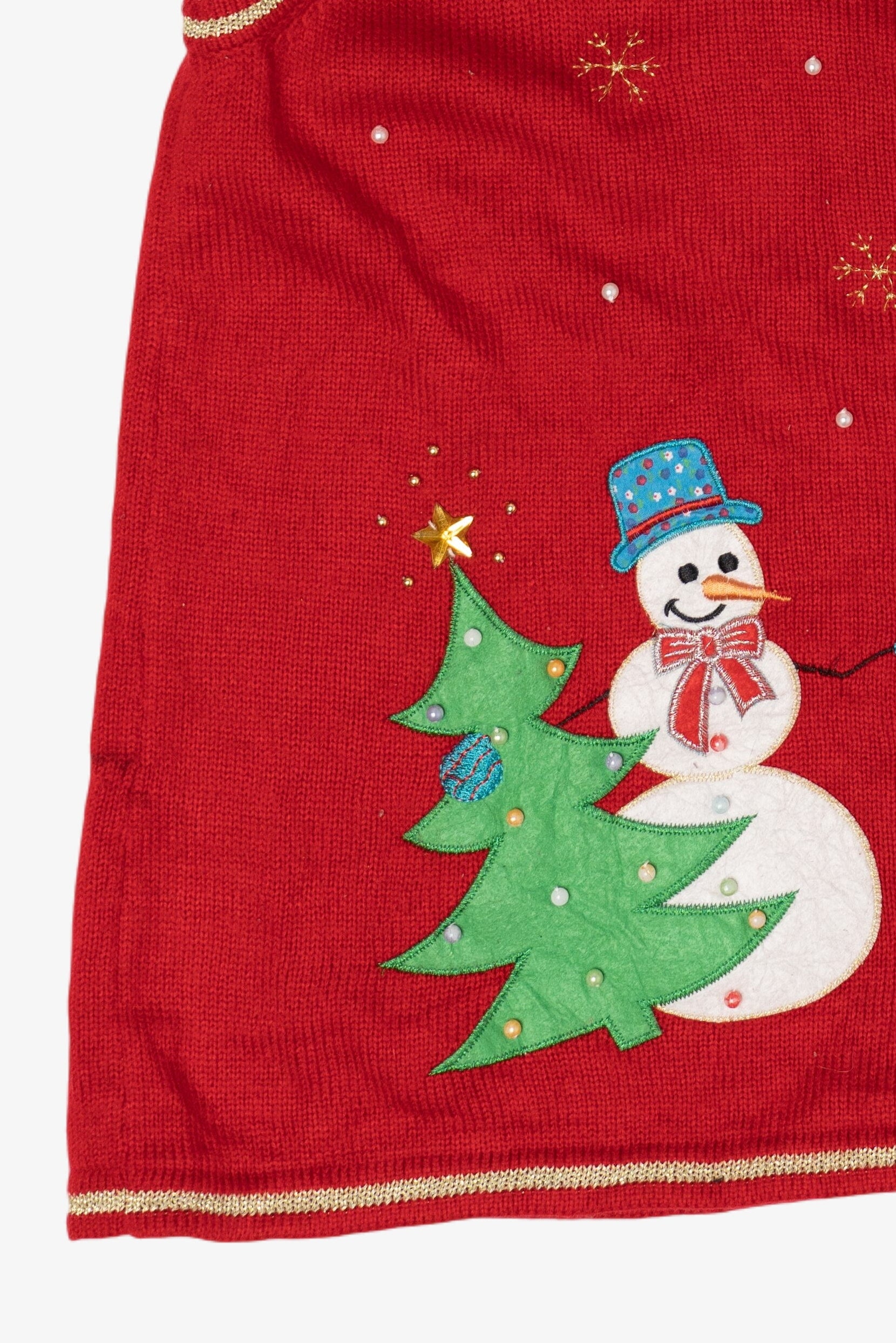 Vintage Snowmen Ugly Christmas Sweater (2000s)