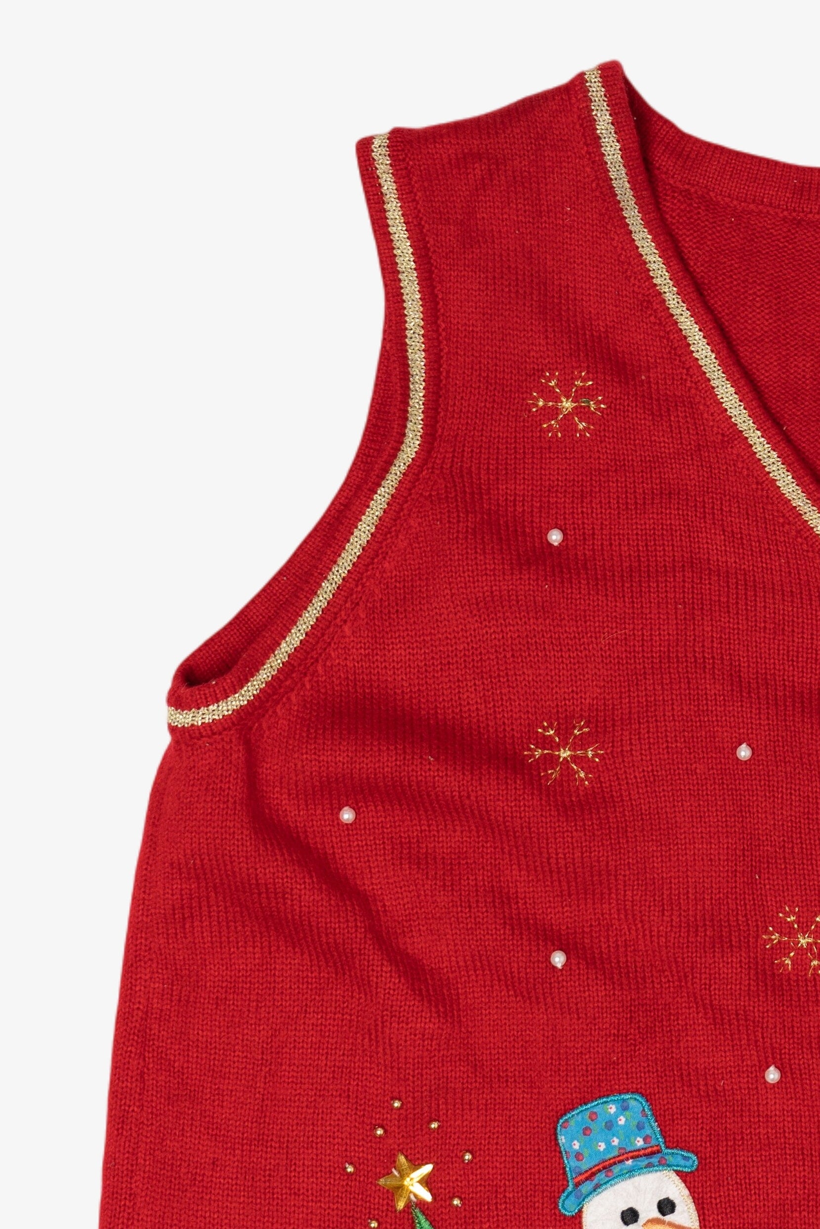 Vintage Snowmen Ugly Christmas Sweater (2000s)