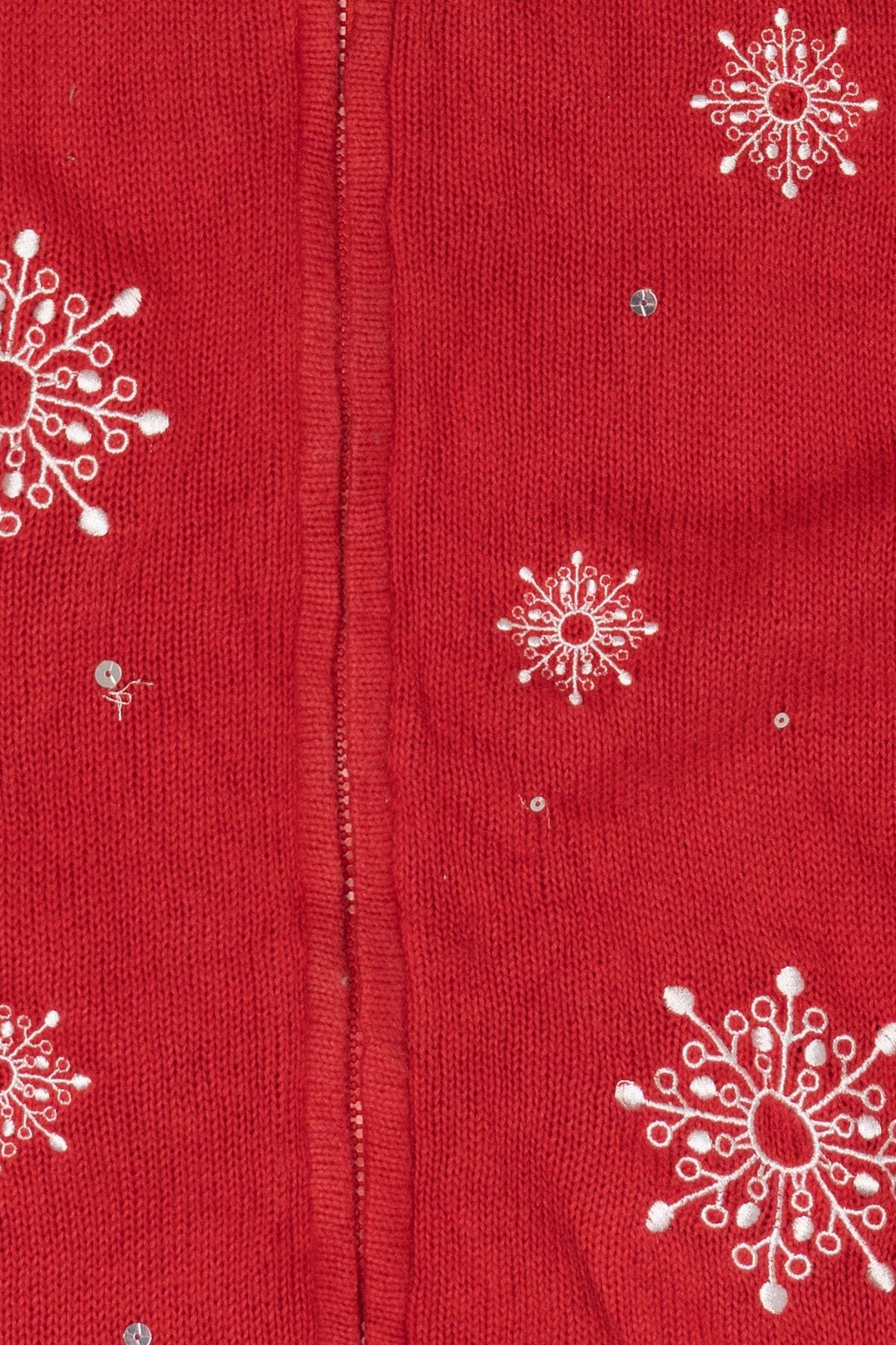 Vintage Snowflakes Ugly Christmas Sweater (1990s)