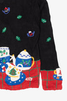Vintage Paul Harris Design Tea Party Ugly Christmas Sweater (1990s)