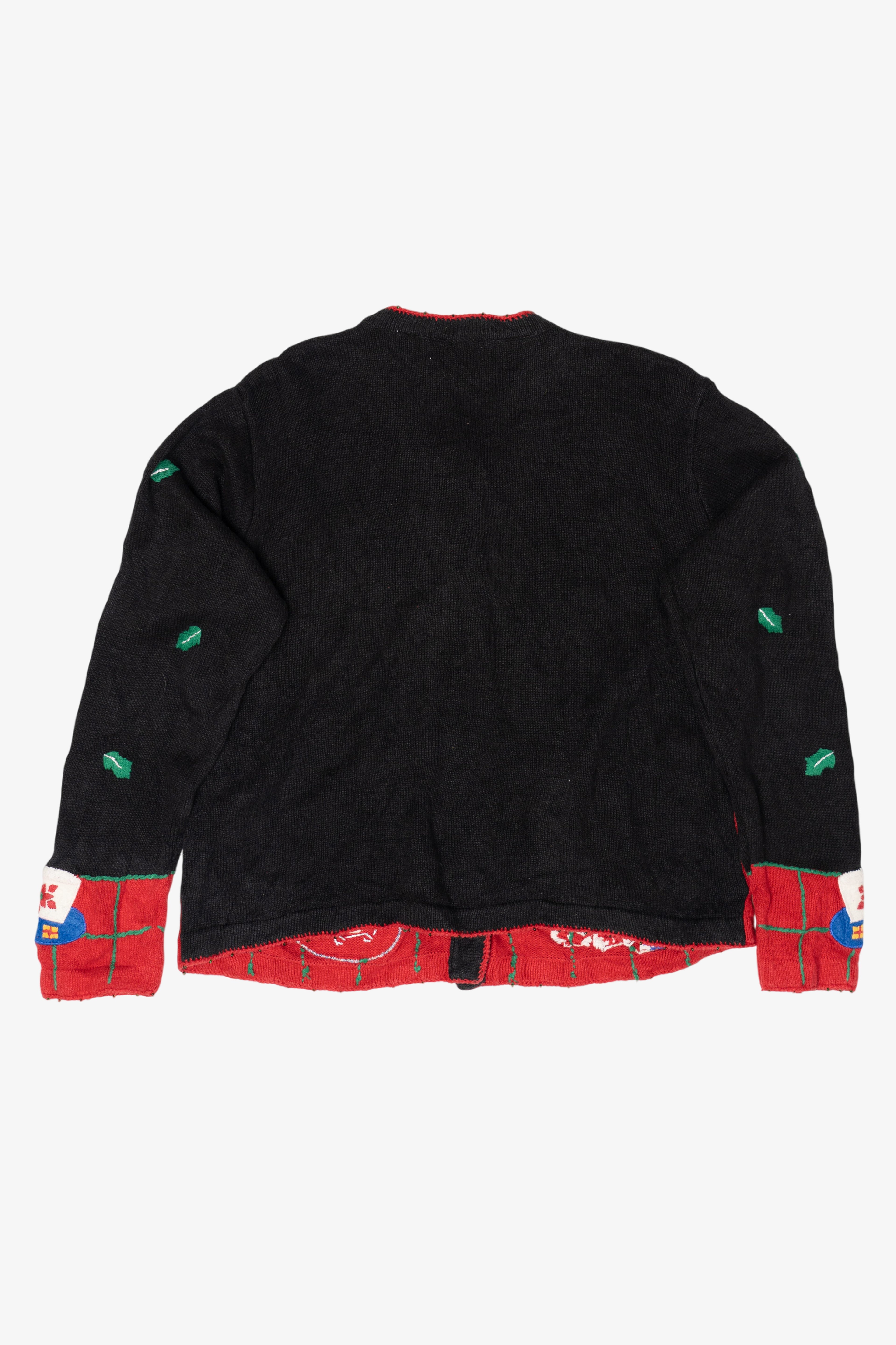Vintage Paul Harris Design Tea Party Ugly Christmas Sweater (1990s)