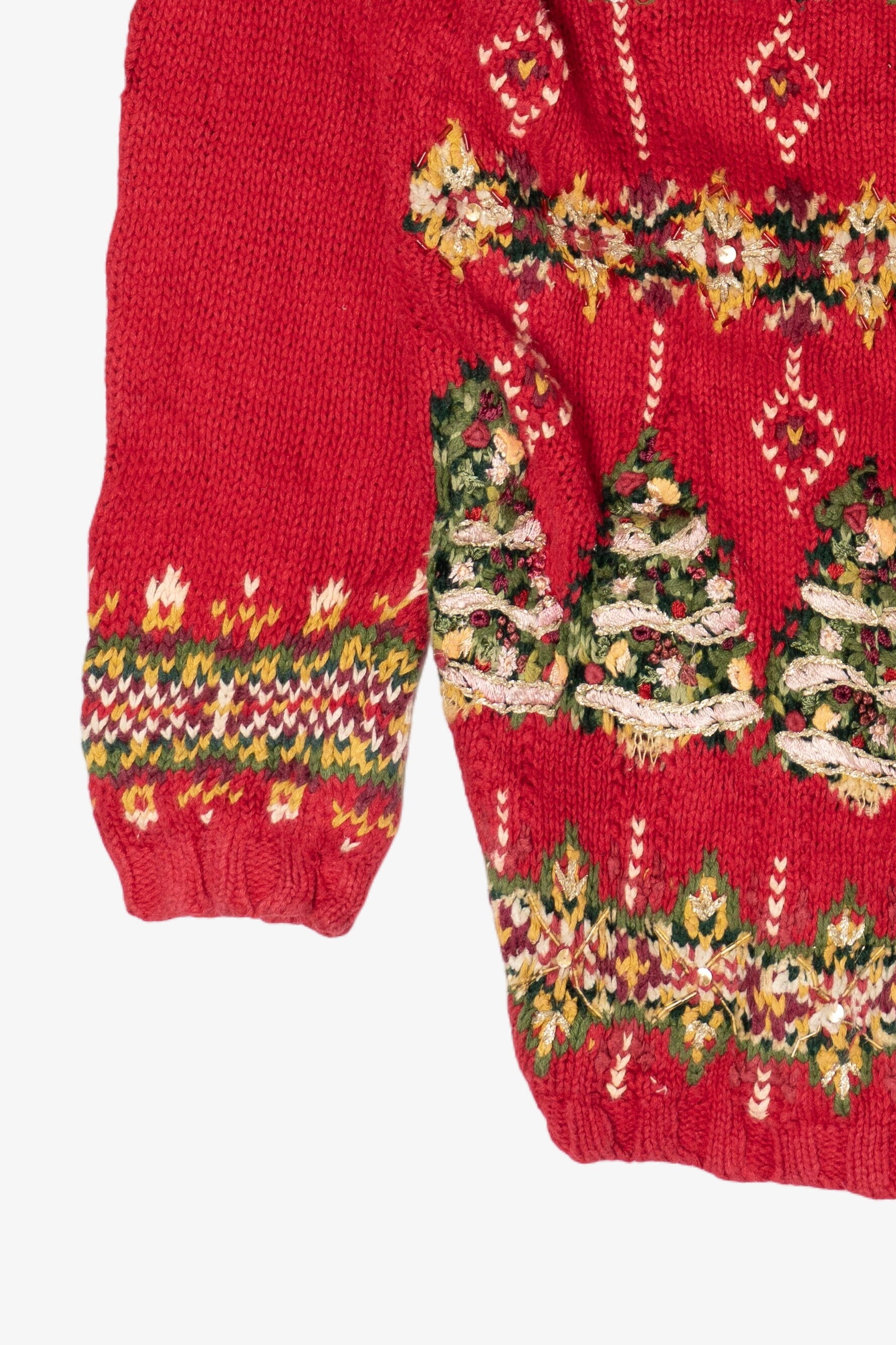Vintage Casual Corner Ugly Christmas Sweater (1990s)