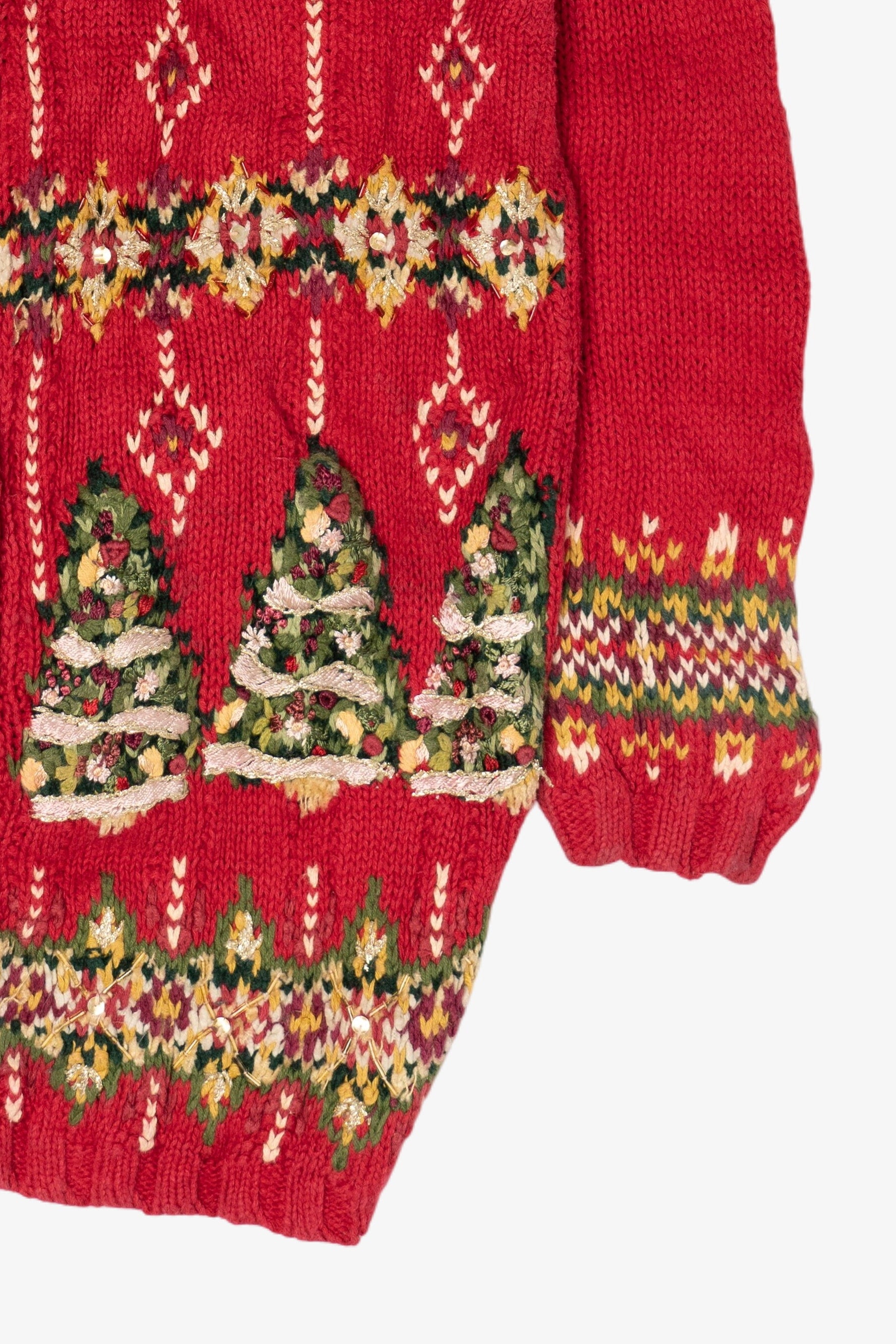 Vintage Casual Corner Ugly Christmas Sweater (1990s)