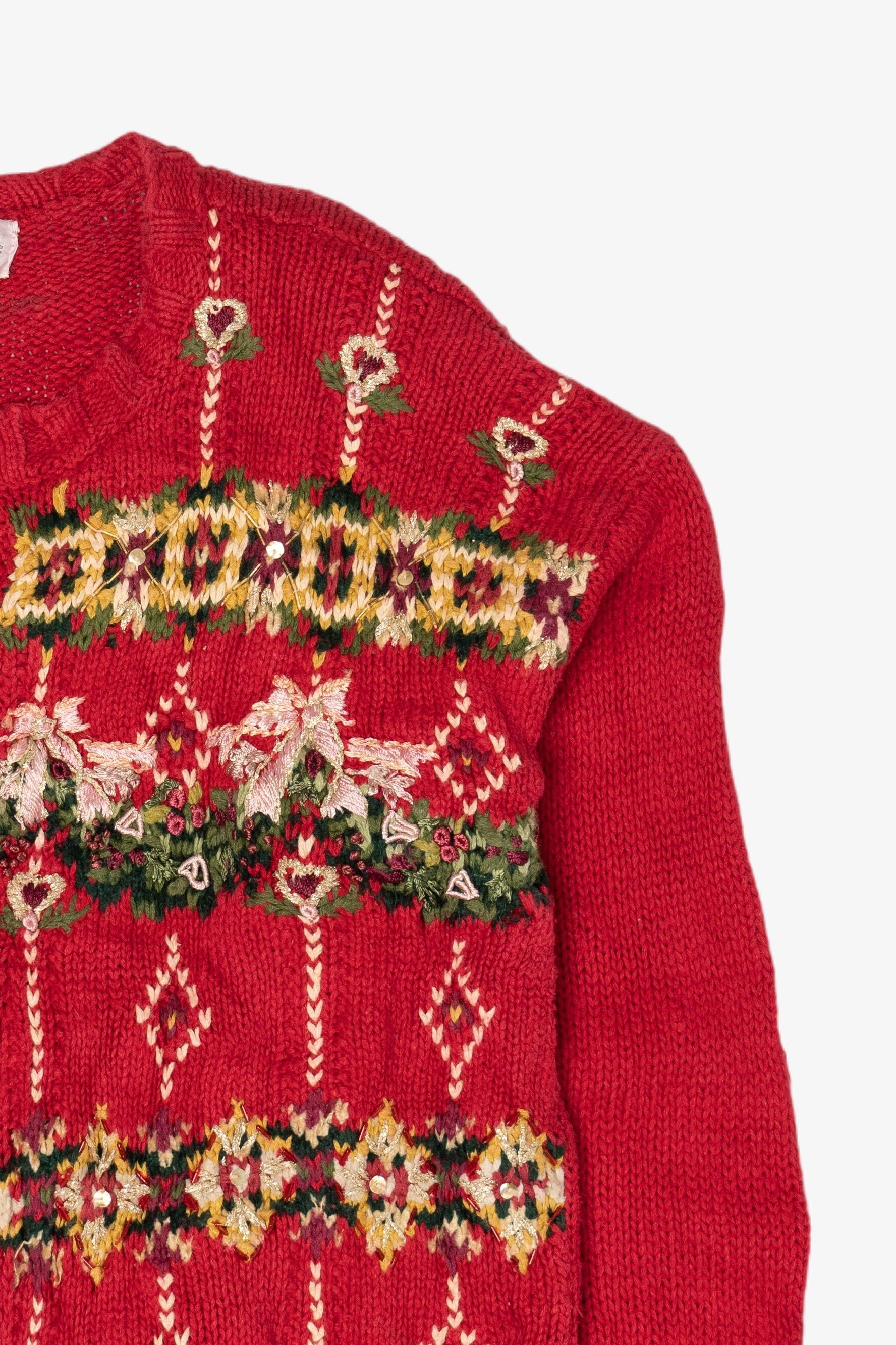 Vintage Casual Corner Ugly Christmas Sweater (1990s)