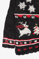 Vintage Erika Hand Knit Ugly Christmas Sweater (1990s)