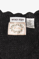 Vintage Erika Hand Knit Ugly Christmas Sweater (1990s)