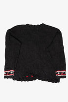 Vintage Erika Hand Knit Ugly Christmas Sweater (1990s)