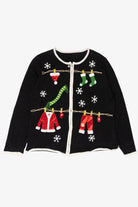 Vintage Y2k Lightweight Clothesline Ugly Christmas Sweater (2000s)