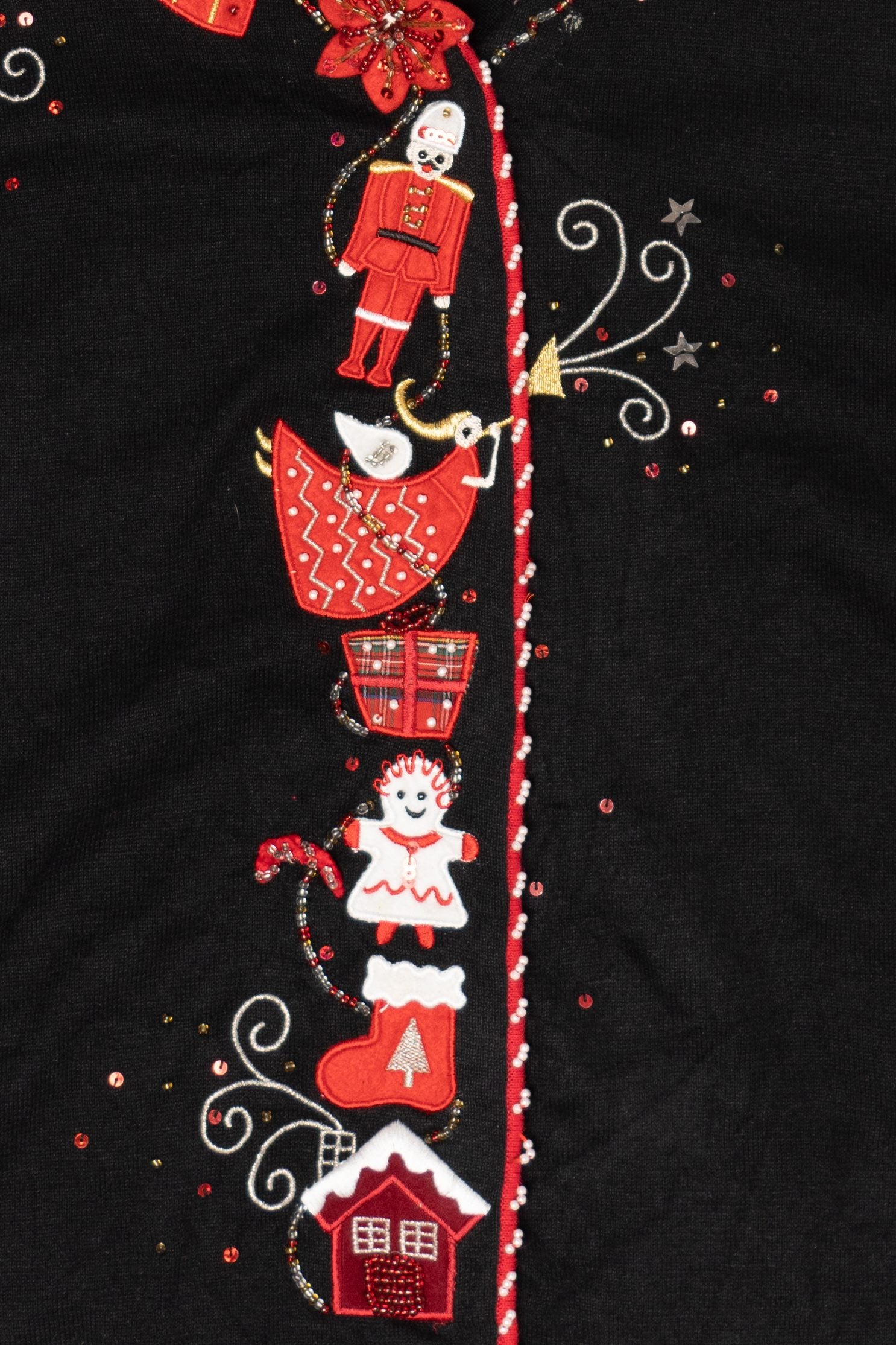 Vintage Y2k Lightweight Berek Ugly Christmas Sweater (2000s)