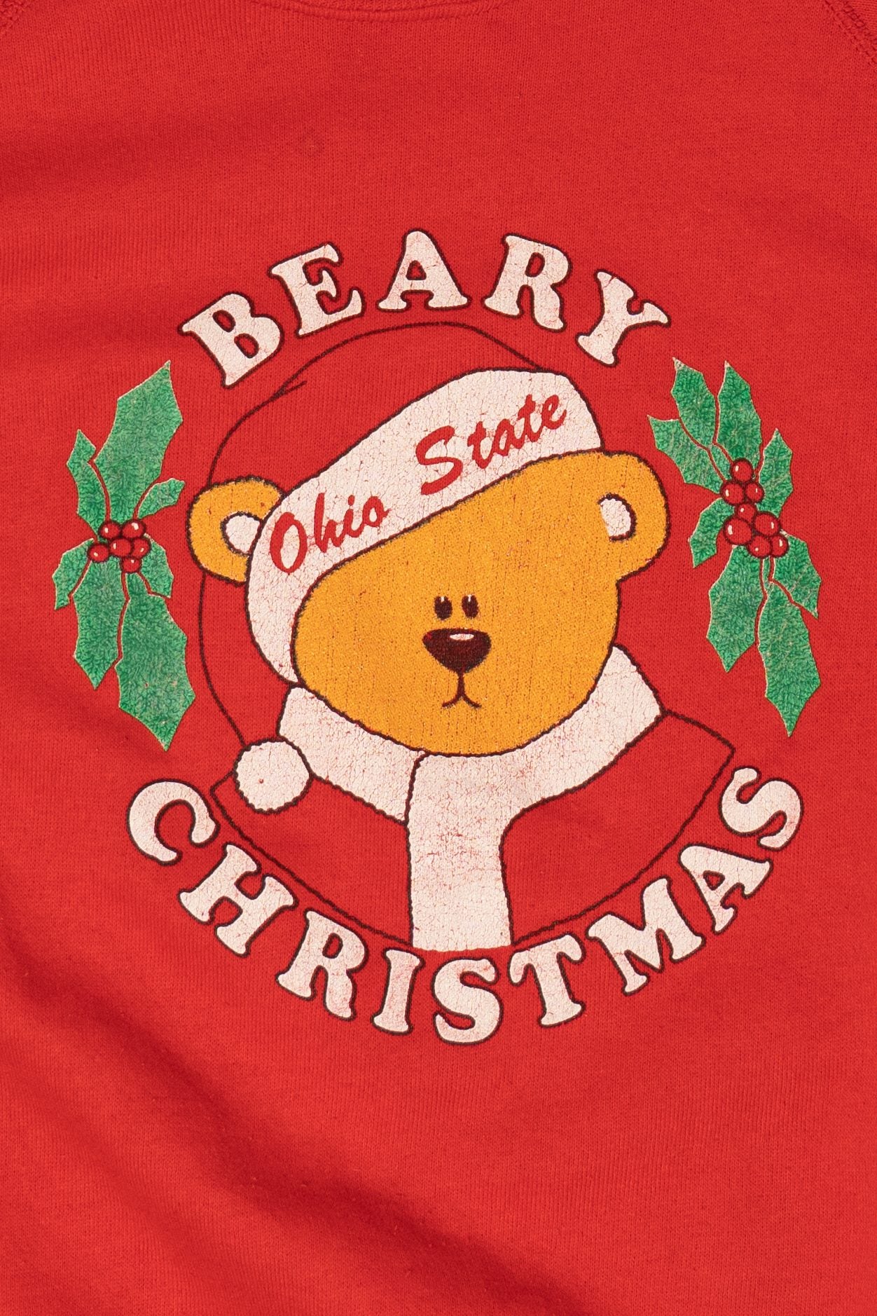 Vintage "Beary Christmas" Ugly Christmas Sweater (1990s)