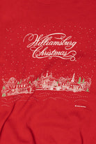 Vintage "Williamsburg Christmas" Ugly Christmas Sweater (1990s)