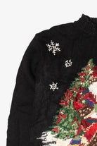 Vintage Tiara Santa Ugly Christmas Pullover (1990s)