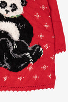 Vintage Panda Bears Ugly Christmas Pullover (1990s)