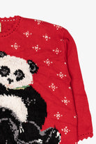 Vintage Panda Bears Ugly Christmas Pullover (1990s)